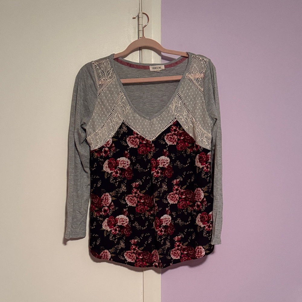 Floral Long Sleeve Top